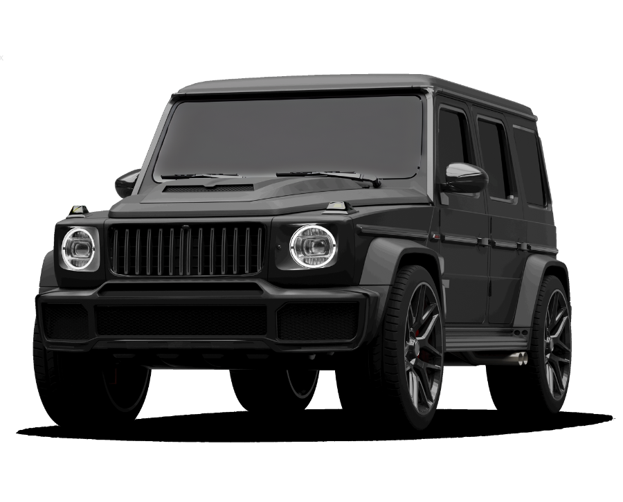 Schwarzer Mercedes G-Klasse SUV als Beispiel für eine Fahrzeugbewertung